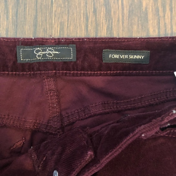 Jessica Simpson corduroy pants forever skinny 29 - Picture 2 of 4